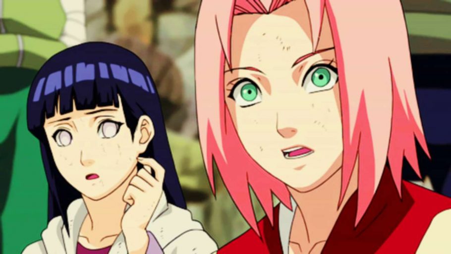 Naruto, Sakura e Hinata