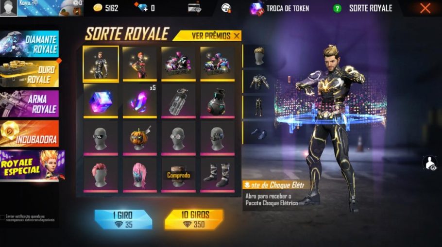 Free Fire Royale Especial