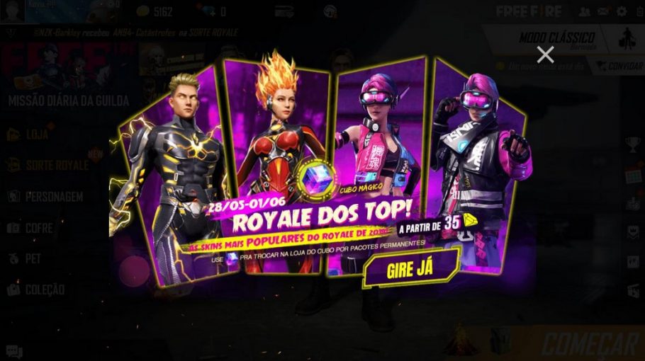 Free Fire Royale Especial