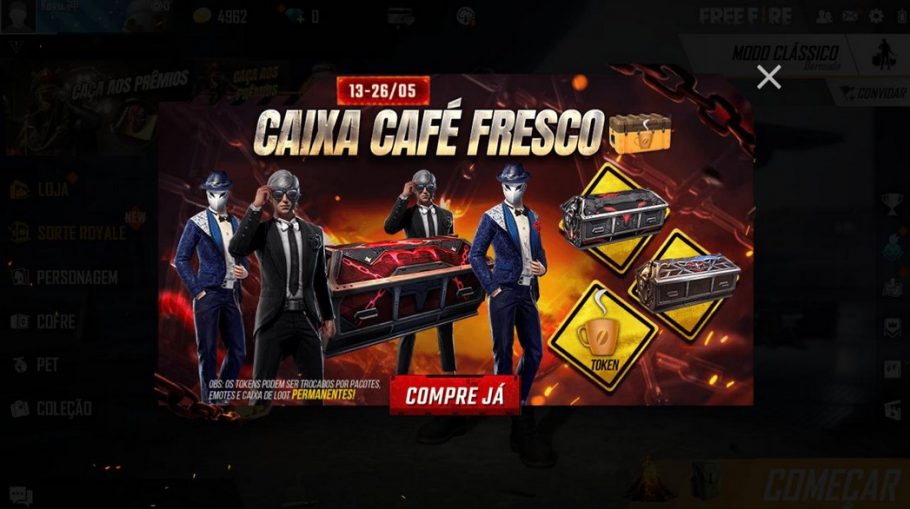 Free Fire Café Fresco