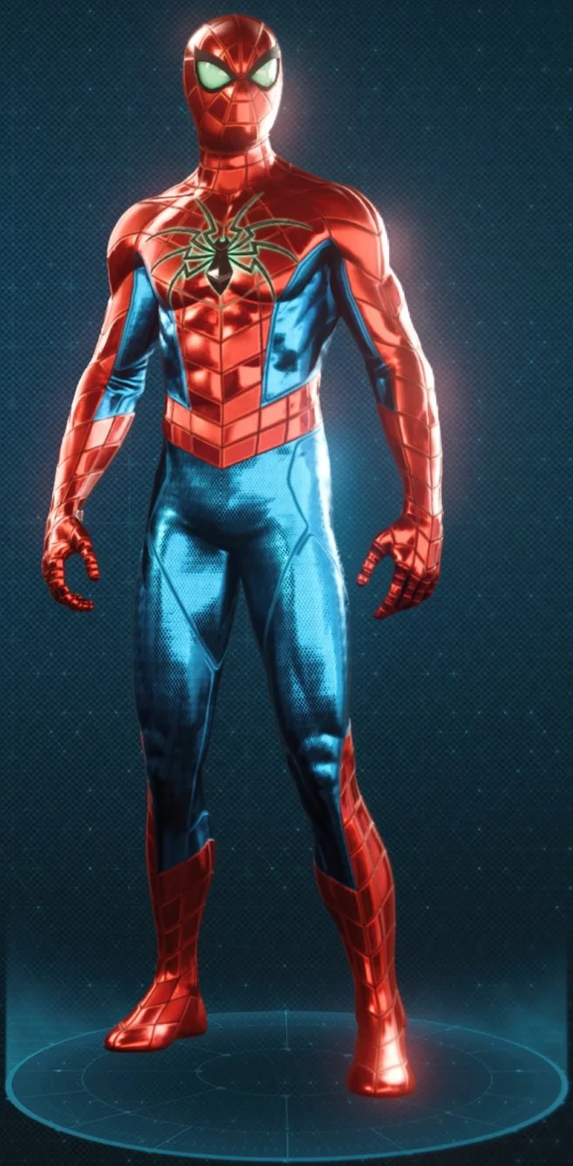 Traje Spider-Armor (Spider Man Ps4) Minecraft Skin