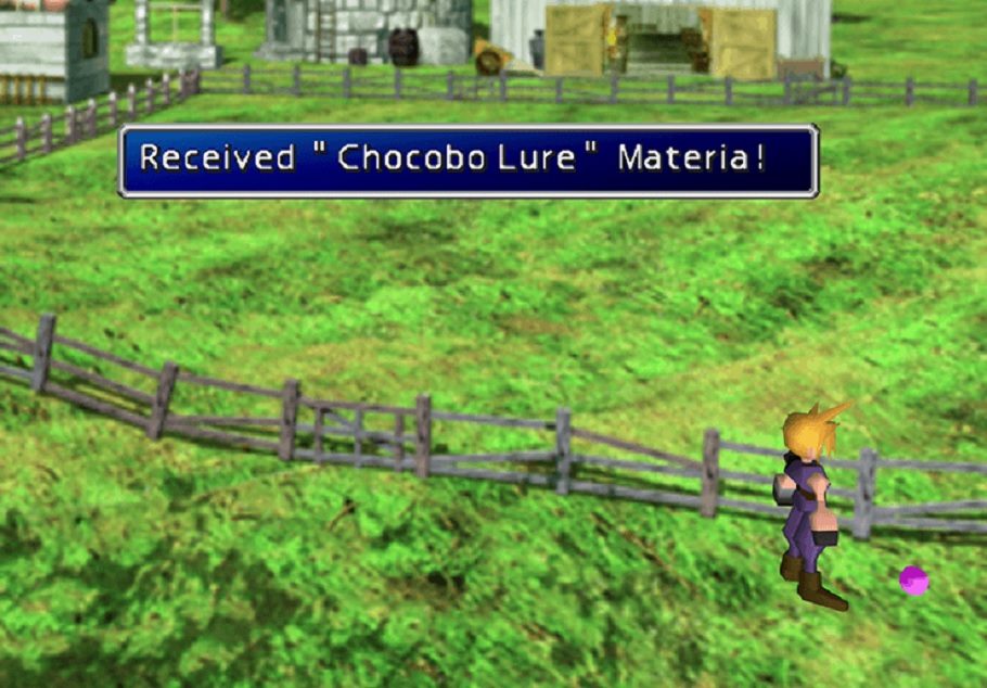 Final Fantasy 7 Chocobo Dourado Chocobo Lure