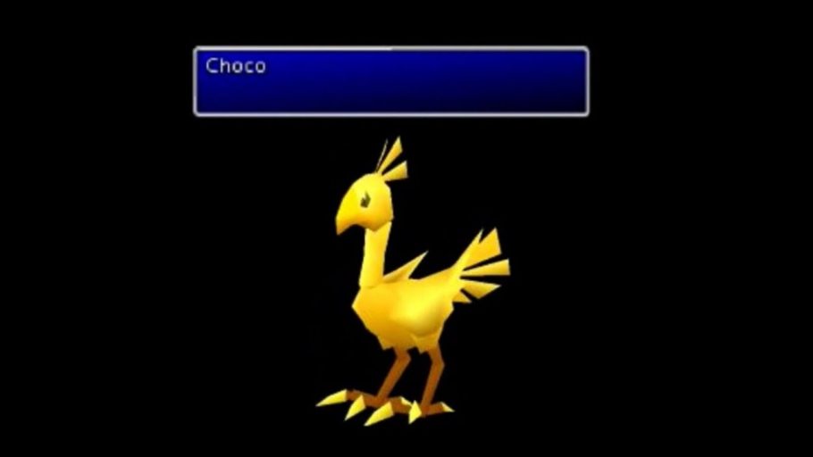 Final Fantasy 7 Golden Chocobo Dourado
