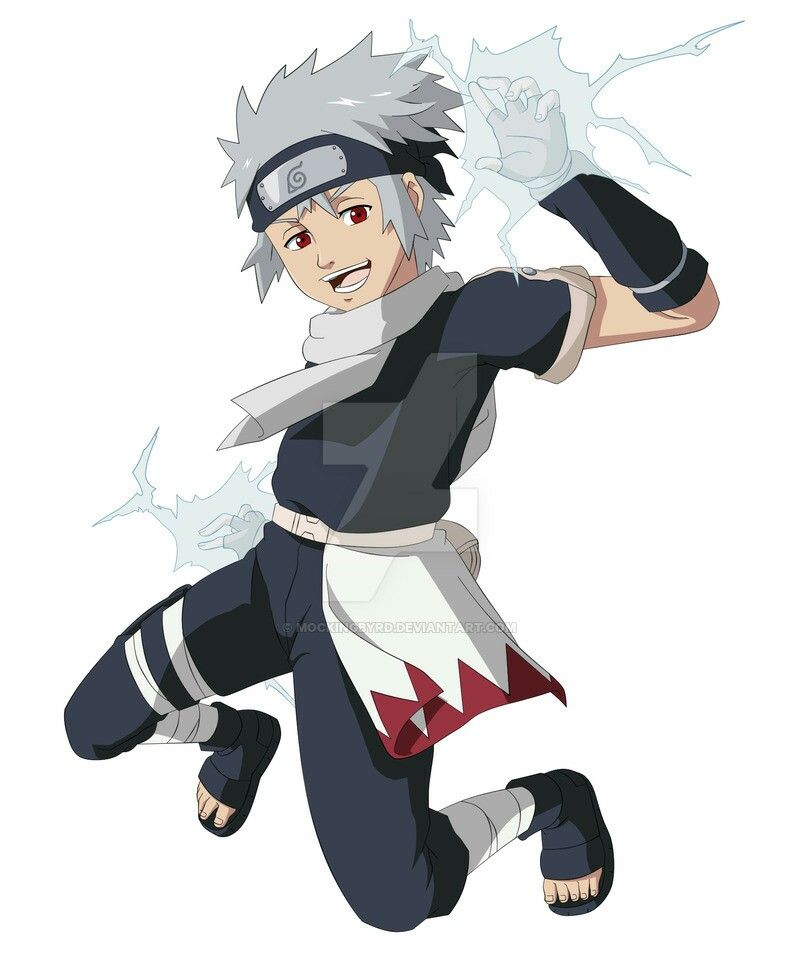 Este seria o visual do filho do Kakashi em Boruto, segundo fã, e ficou  incrível!