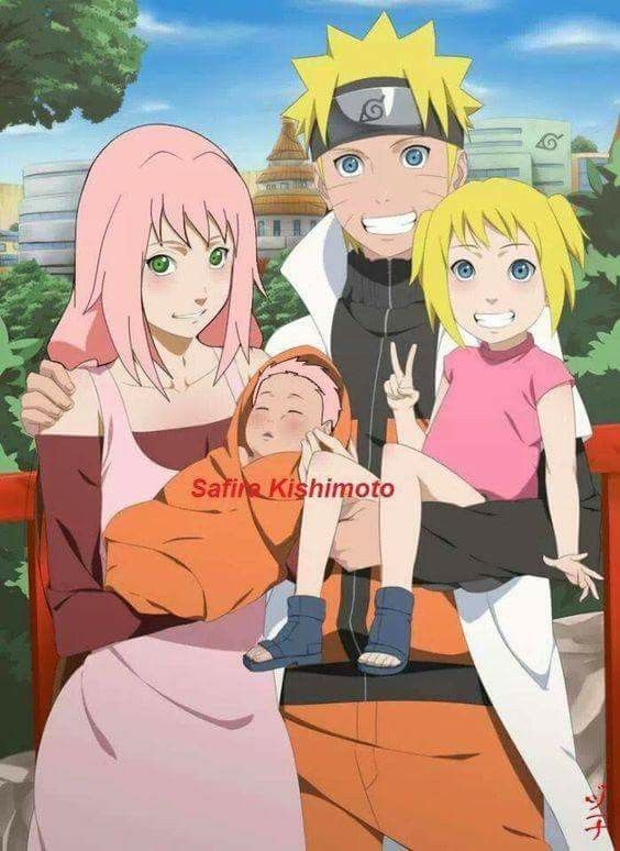 Ficou incrível: Arte de fã mostra como seria a filha de Naruto e Sakura