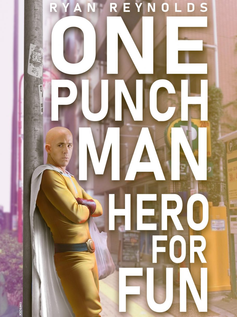 Fã imagina Ryan Reynolds como Saitama em One Punch Man
