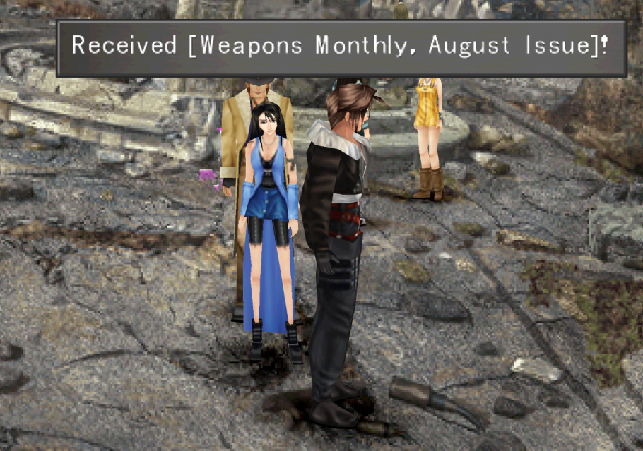 Final Fantasy 8 Weapons Monthly August