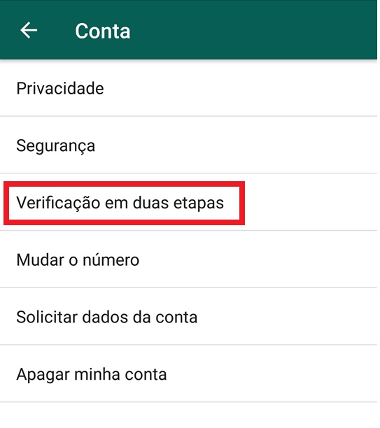 Proteja seu Whatsapp de golpes, como ativar a verificação em duas etapas