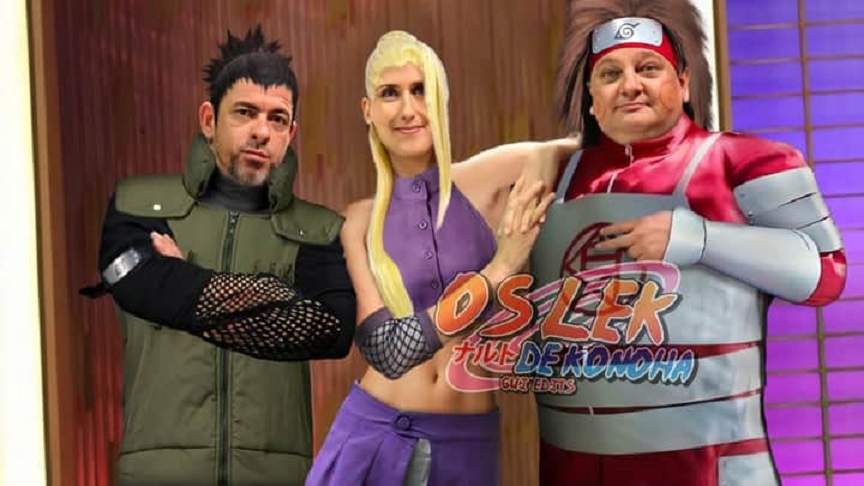 Fã de Naruto transforma os três jurados do Masterchef no trio Ino–Shika–Cho