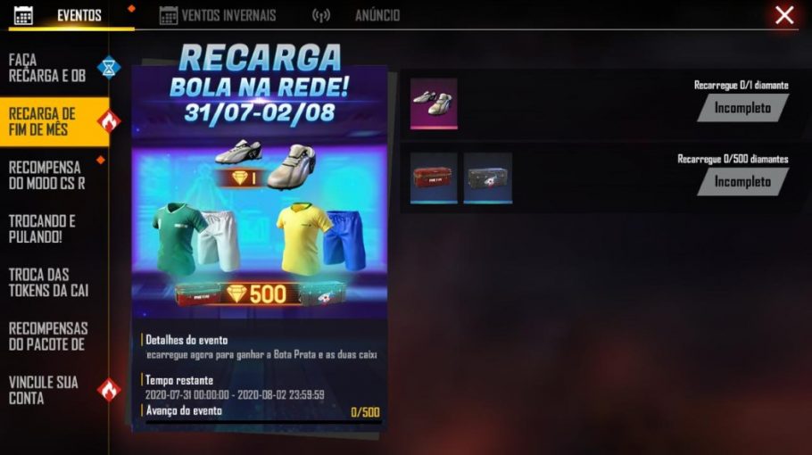 Free Fire Bola Rede