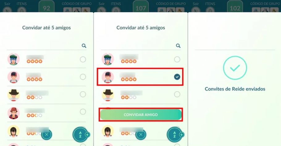 Pokémon GO como convidar raid