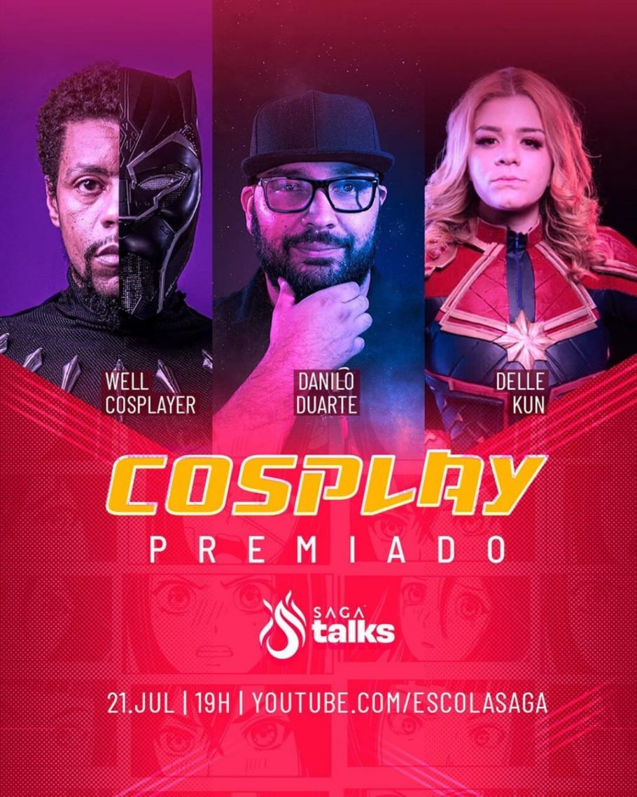 SAGA promove live em comemoração ao Dia Nacional do Cosplay