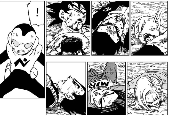 Capítulo 62 de Dragon Ball Super continua com o histórico de derrotas de Goku e Vegeta