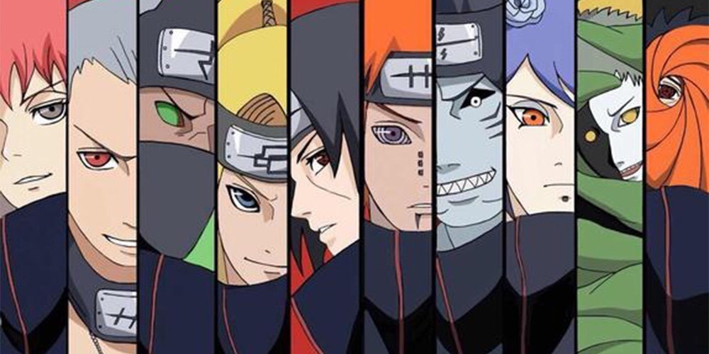 Todos os membros da akatsuki