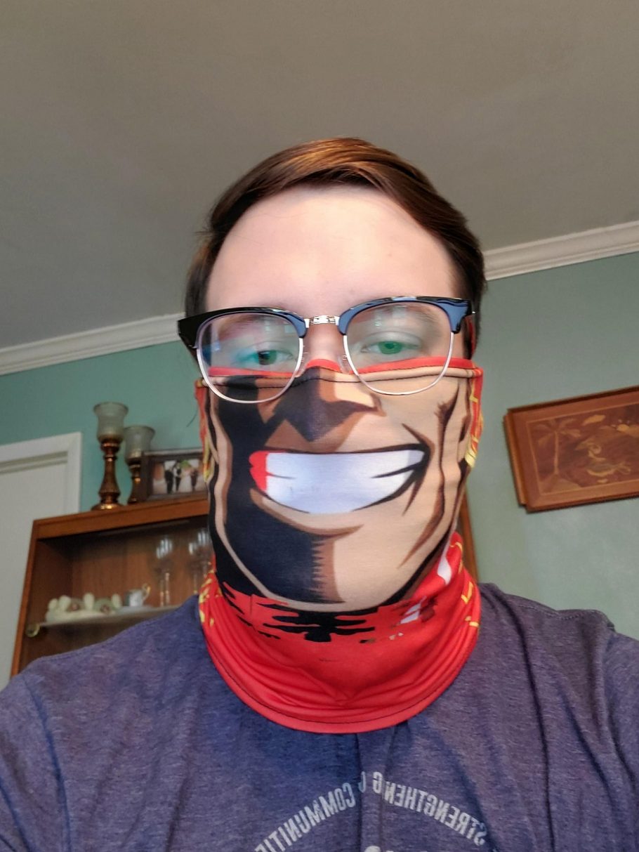 Esta máscara vai te transformar no All Might de My Hero Academia
