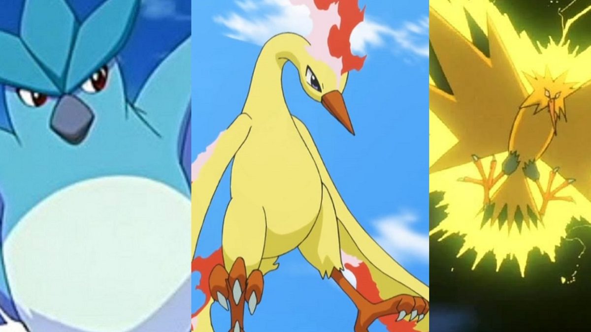 Spoilers de Pokémon Journeys sugerem o retorno de Zapdos, Moltres e Articuno à história