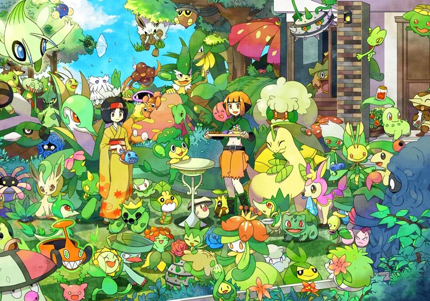 Fã de Pokémon reimagina os iniciais de grama como piratas em belíssima arte