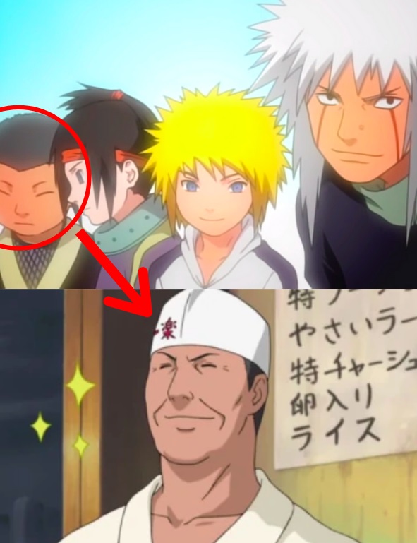 Esta é a prova que o Tio do Lámen de Naruto não era o companheiro de Minato no Time Jiraiya