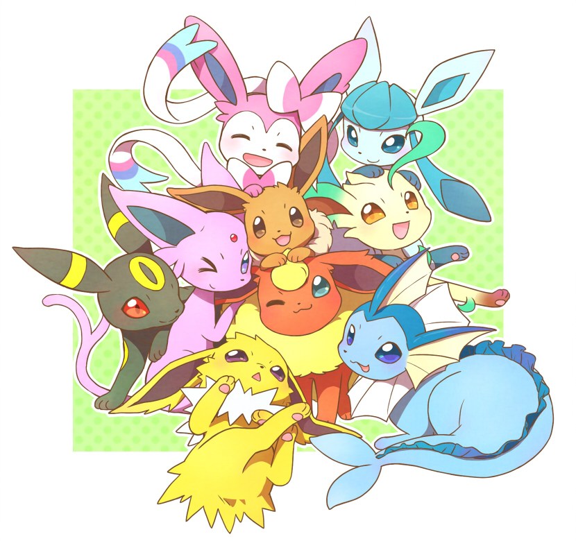 Evoluções do Eevee