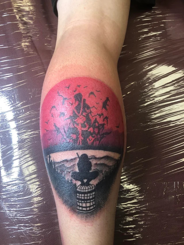 Simbolo akatsuki  Tatuagem do naruto, Tatuagem na parte interna