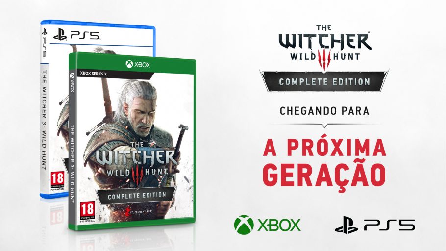 CD Projekt Red anuncia versão de The Witcher 3 para PS5, Xbox SX e PC