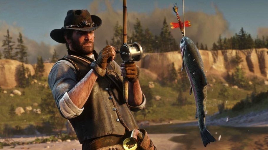 Encontrando peixes lendários em Red Dead Redemption 2