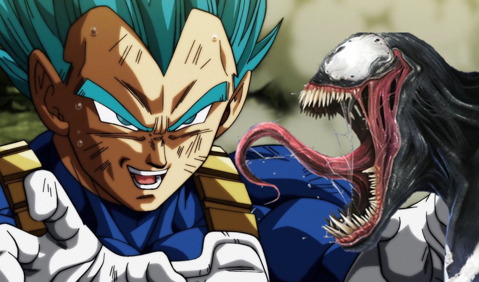 Artista reimagina personagens de Dragon Ball Z fundidos com Venom