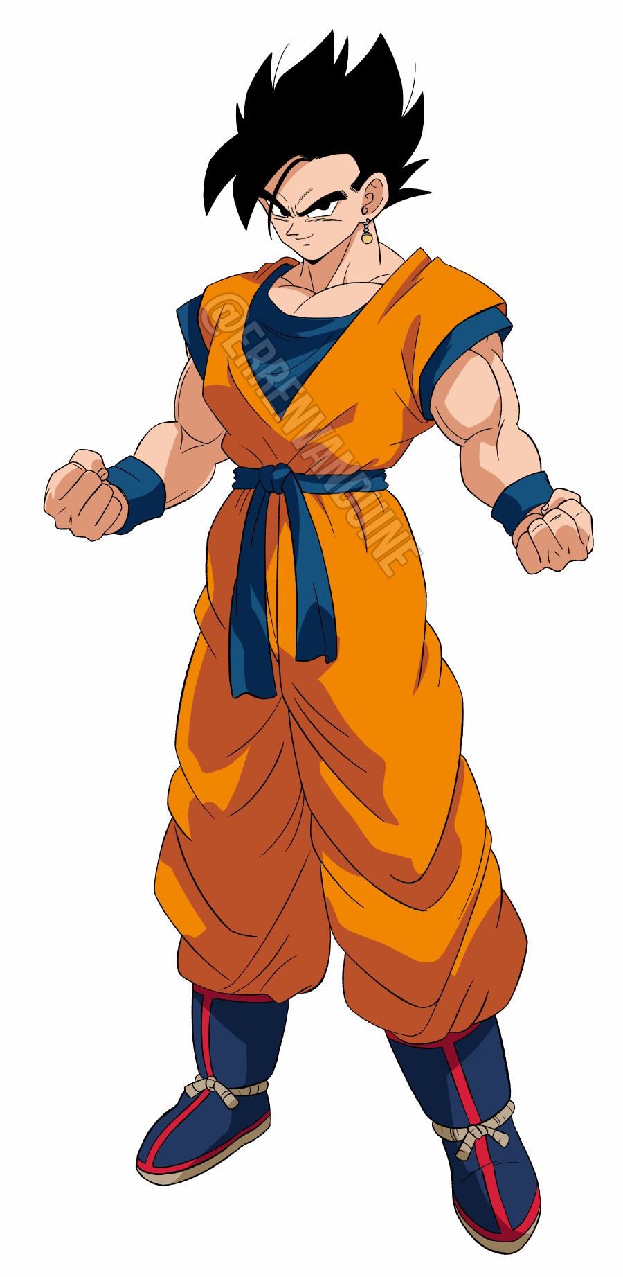 Goku Gohan fusão Gokuhan