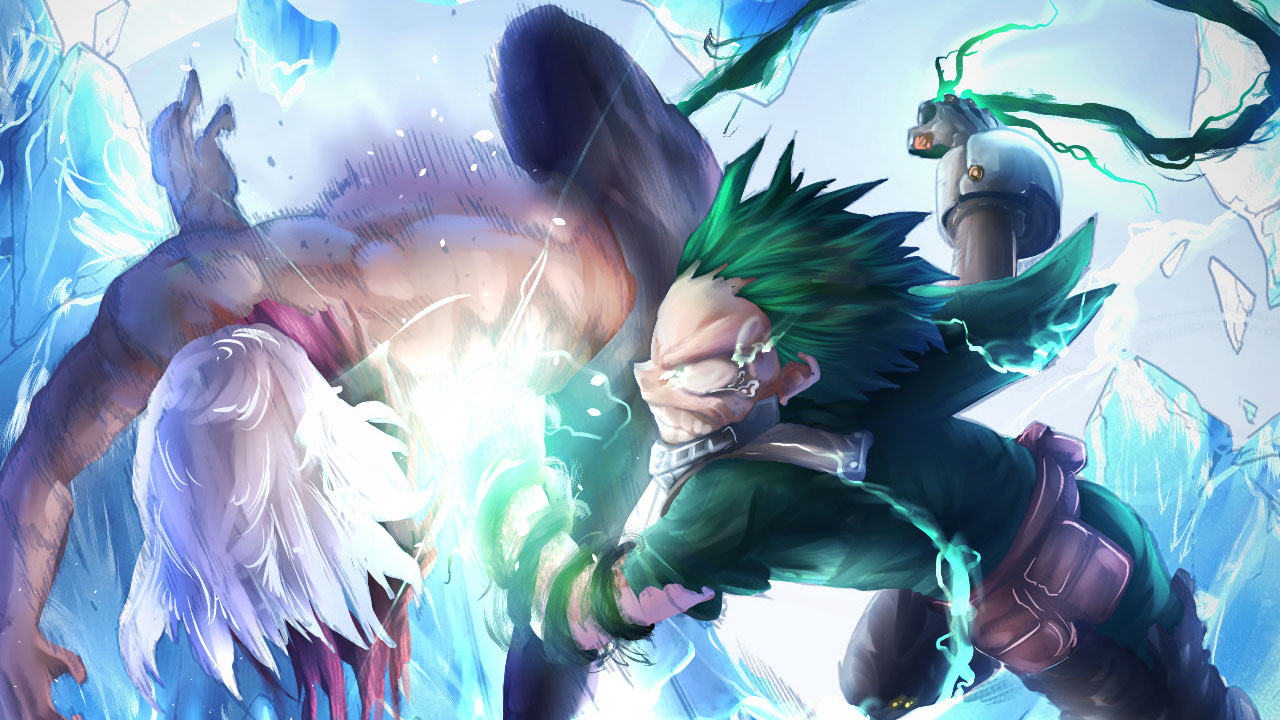 Fã de My Hero Academia lança versão colorida de uma das melhores páginas do capítulo 282