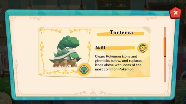 Torterra está disponível em Pokémon Café Mix por tempo limitado