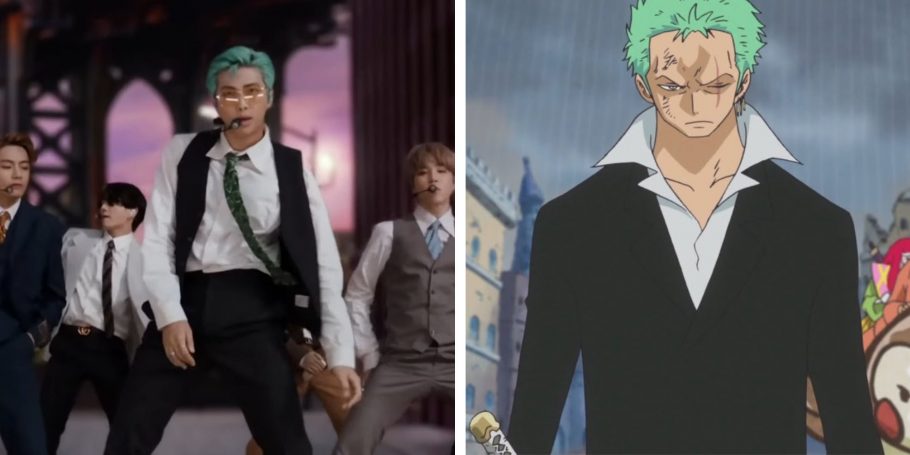 Membro da banda BTS faz cosplay não intencional de Zoro, de One Piece