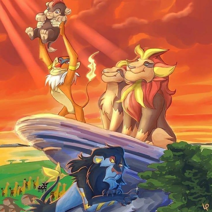 Artista cria crossover de Rei Leão e Pokémon e viraliza na internet