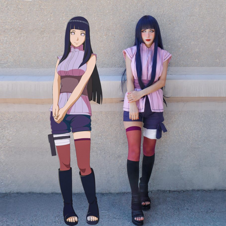 Fã de Naruto faz incrível cosplay realista da Hinata 