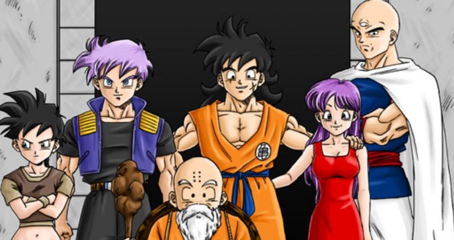 O multiverso de Dragon Ball tem um universo onde os humanos se tornaram os mais fortes