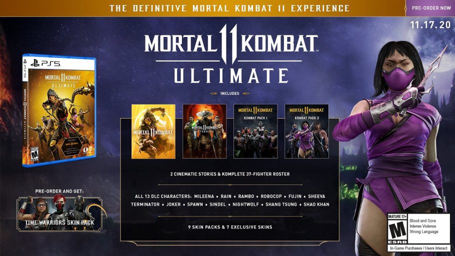 Mortal Kombat 11 vai ganhar o Kombat Pack 2 com Rambo, Mileena e Rain