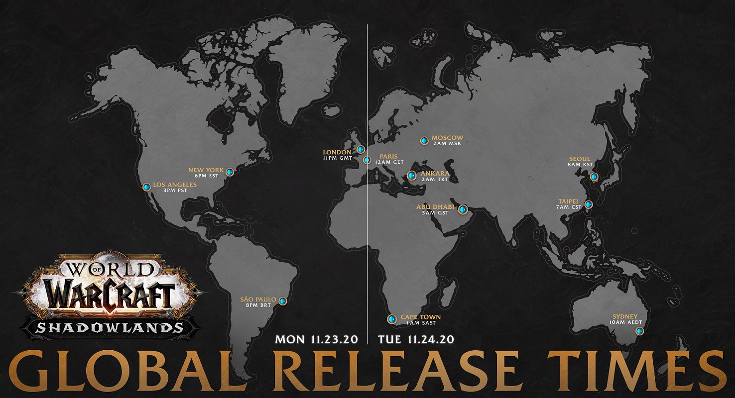 World of Warcraft: Shadowlands recebe data de lançamento oficial