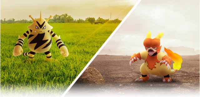 Pokémon GO - Electabuzz e Magmar são os próximos destaques do Dia Comunitário