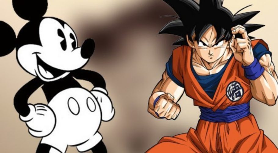 Ilustrador do mangá de Dragon Ball Super reimagina Goku como um personagem da Disney dos anos 30