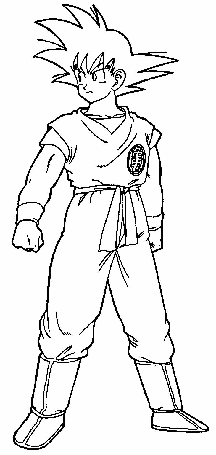 Goku Criança: Aventuras para Colorir