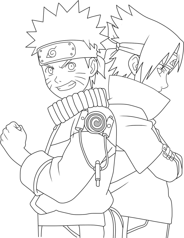 10 ilustrações de Naruto para colorir - Critical Hits