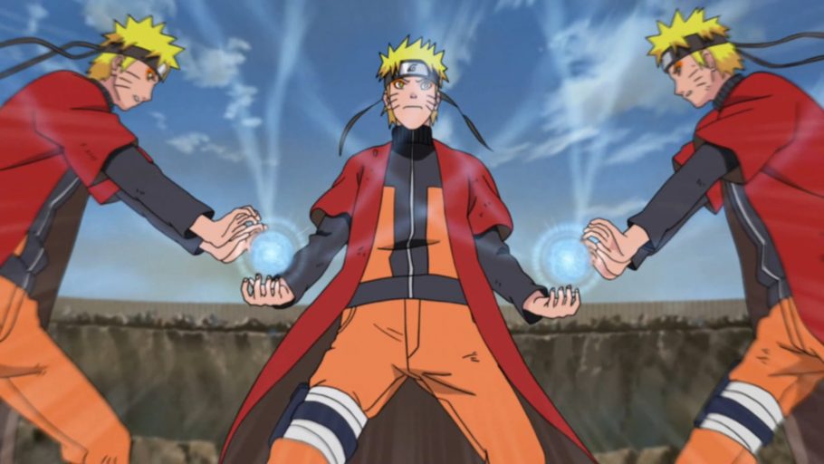 Este foi o primeiro Rasengan que Naruto fez sem a ajuda dos clones
