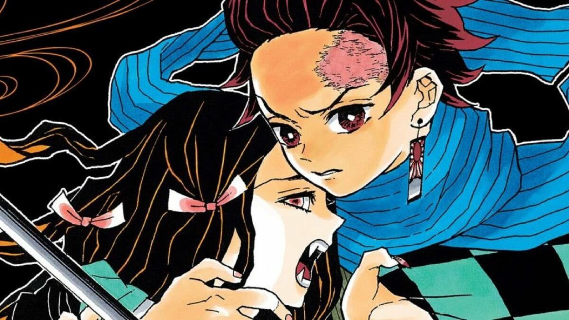 Este é o primeiro ESBOÇO de Tanjiro e Nezuko em Demon Slayer