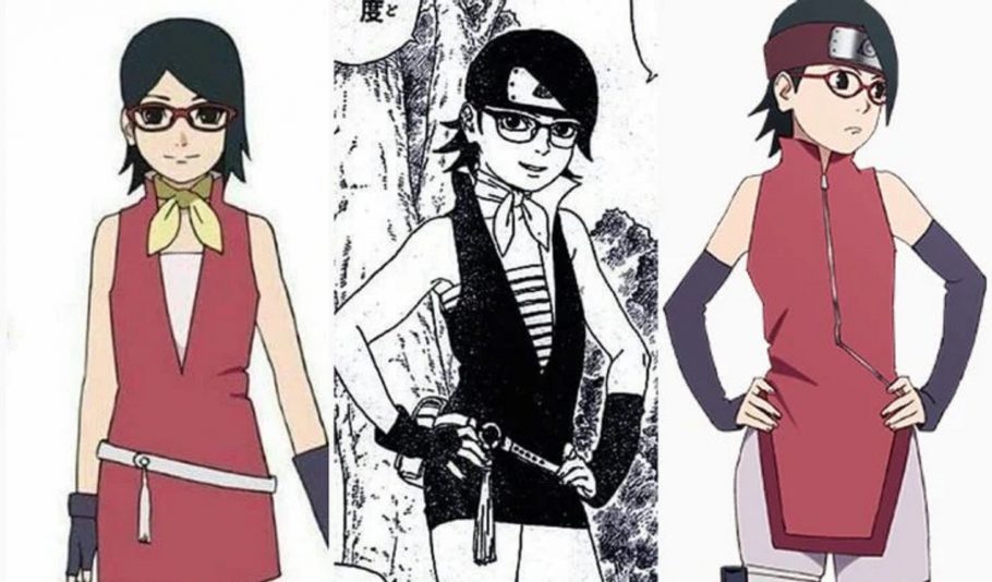 Sarada tem novo visual revelado no mangá de Boruto. - São Carlos em Rede