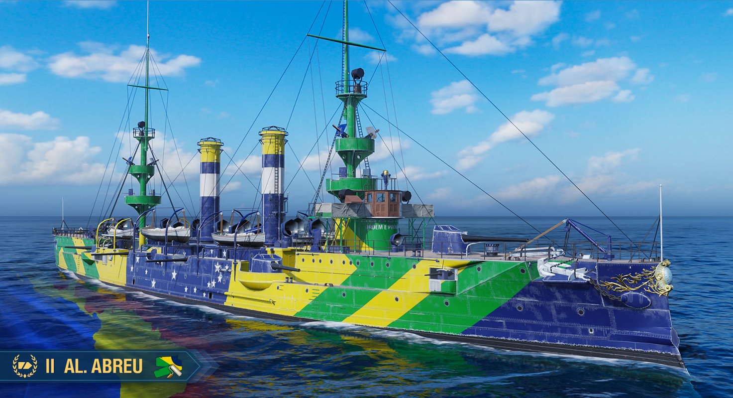 World of Warships receberá o primeiro navio brasileiro