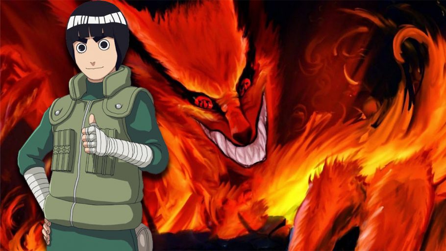 Esse Seria O Poder De Rock Lee Se Ele Fosse O Jinchuuriki De Kurama Em Naruto Shippuden