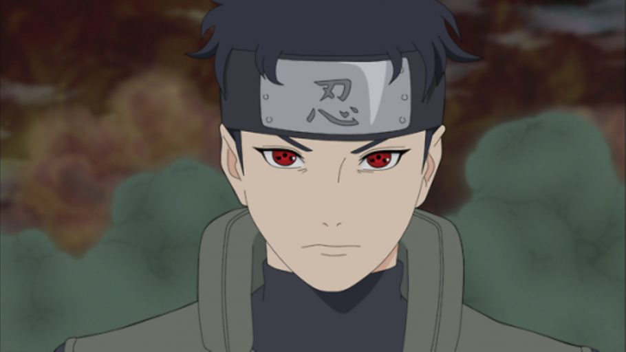 Shisui Uchiha Sharingan Colar de Vidro Anime Naruto (Mangekyou Sharingan)