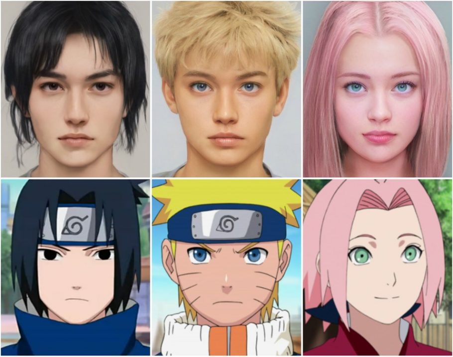 Naruto: Como seriam os personagens do anime se fossem pessoas de