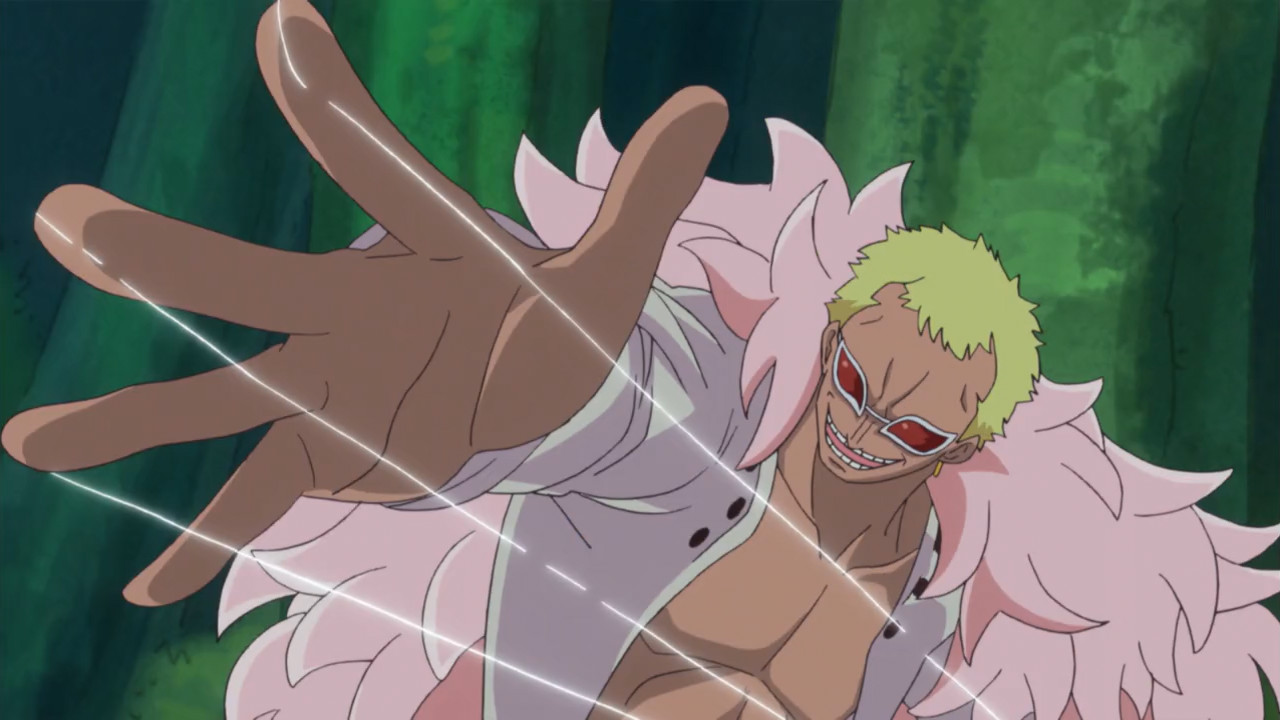 COMI A FRUTA ITO ITO no MI (DOFLAMINGO) na SERIE DE ONE PIECE! 