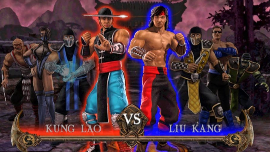Shaolin Monks personagens Versus