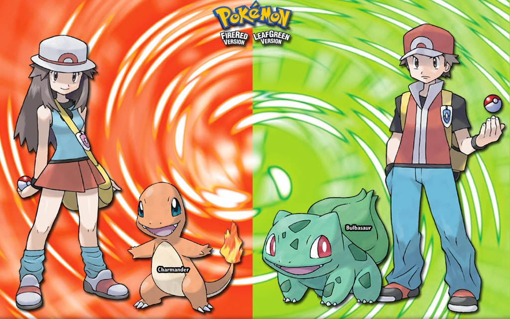 Pokémon Fire Red e Leaf Green - Pokémons exclusivos de cada versão